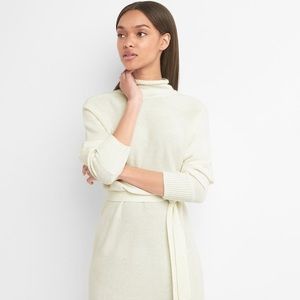 Gap Funnel Neck Tie Belt Dress